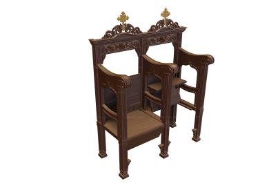 Church furniture (MBC_0034) 3D models for cnc